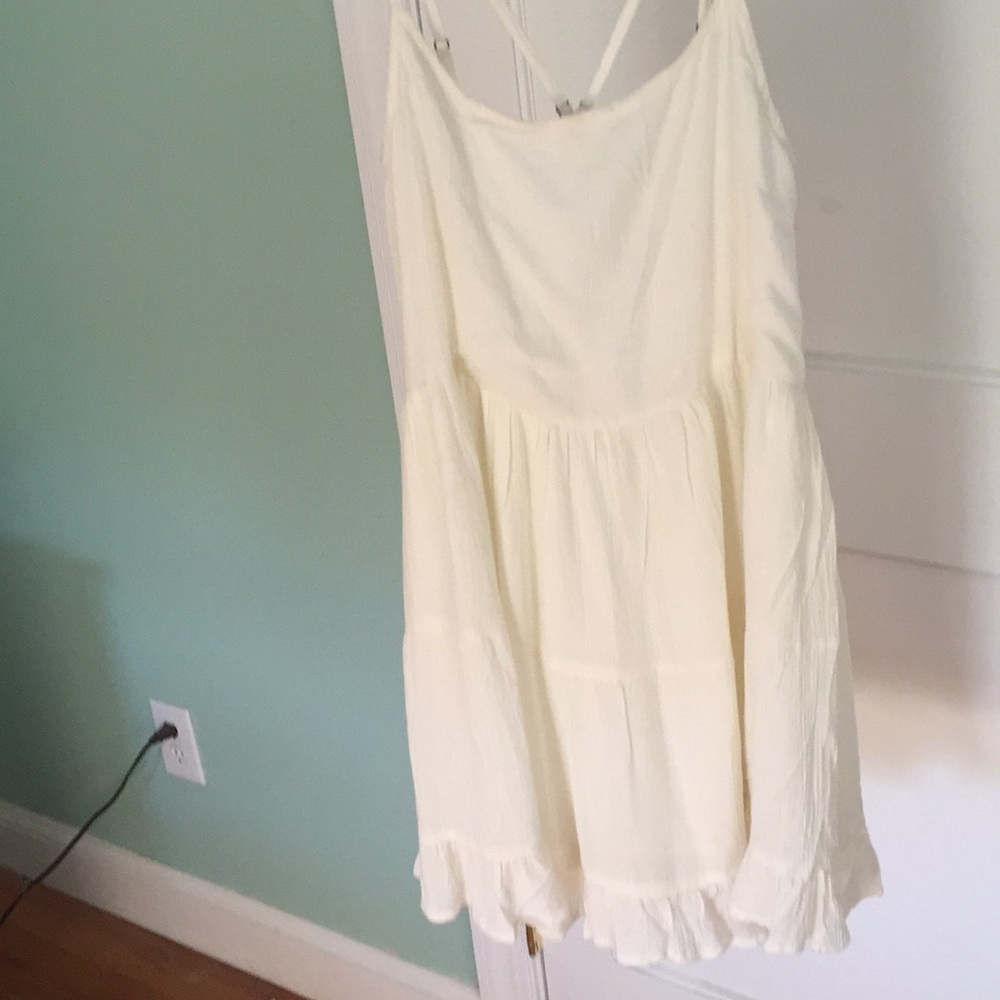 White strappy dress